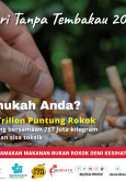 Hari Tanpa Tembakau: 4.5 Trilion Puntung Rokok